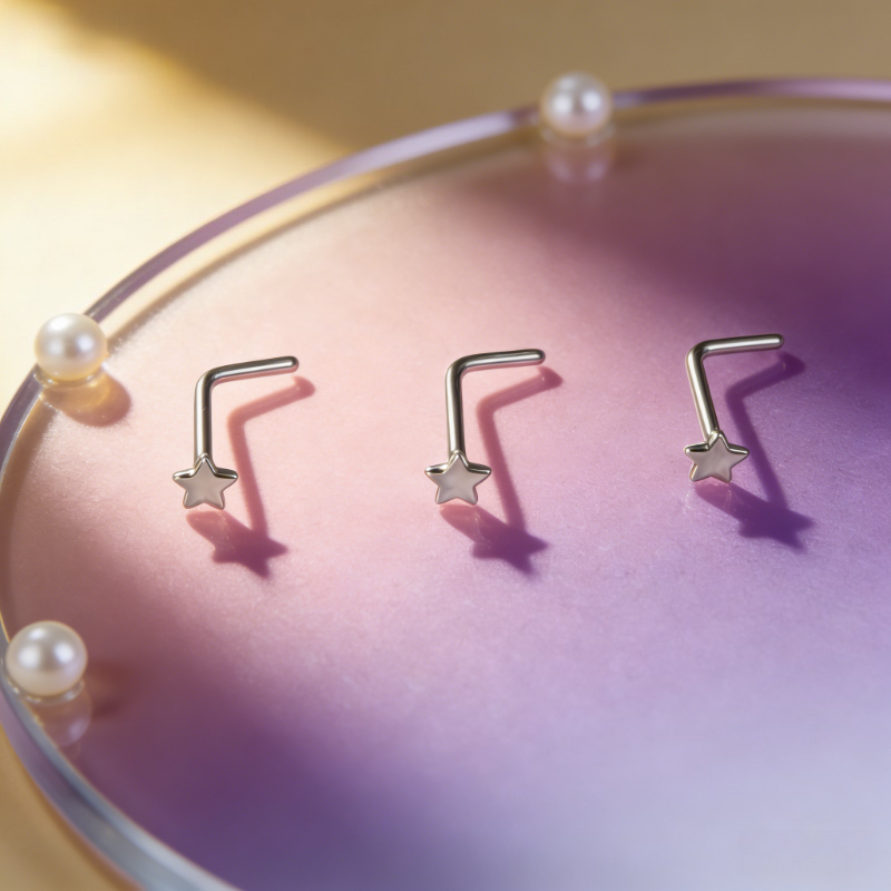 1Pc Trendy Sweet Cool Style St - Body Jewelry Nose Studs reseña y precio