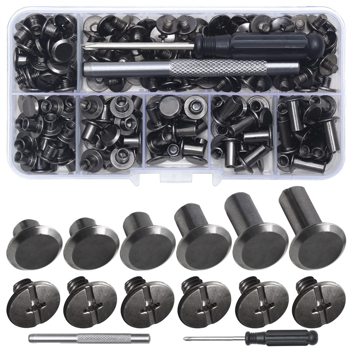 Chicago Screw Leather Rivets A - Body Jewelry Chicago reseña y precio