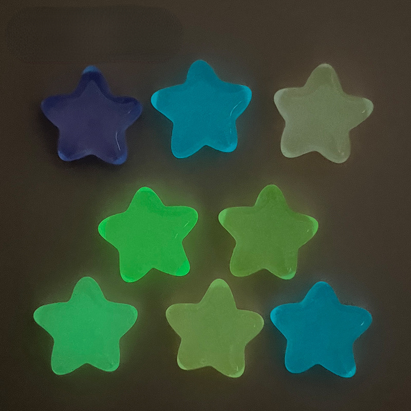 10pcs Fluorescent Five-pointed - Star Flat Back reseña y precio