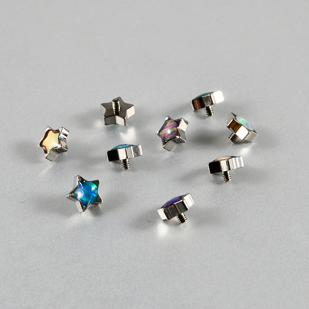 1PC Titanium Prong Flash Film  - Dermal Anchor Top reseña y precio