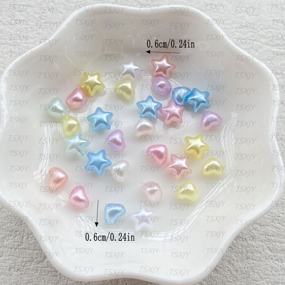 100pcs Resin Mixed 3D Colorful - Star Flat Back reseña y precio