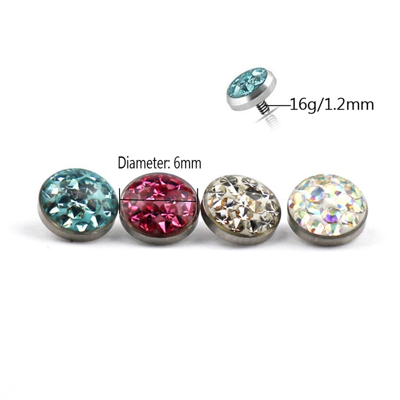 1PC Dermal Anchor Top Piercing - Dermal Anchor Top reseña y precio
