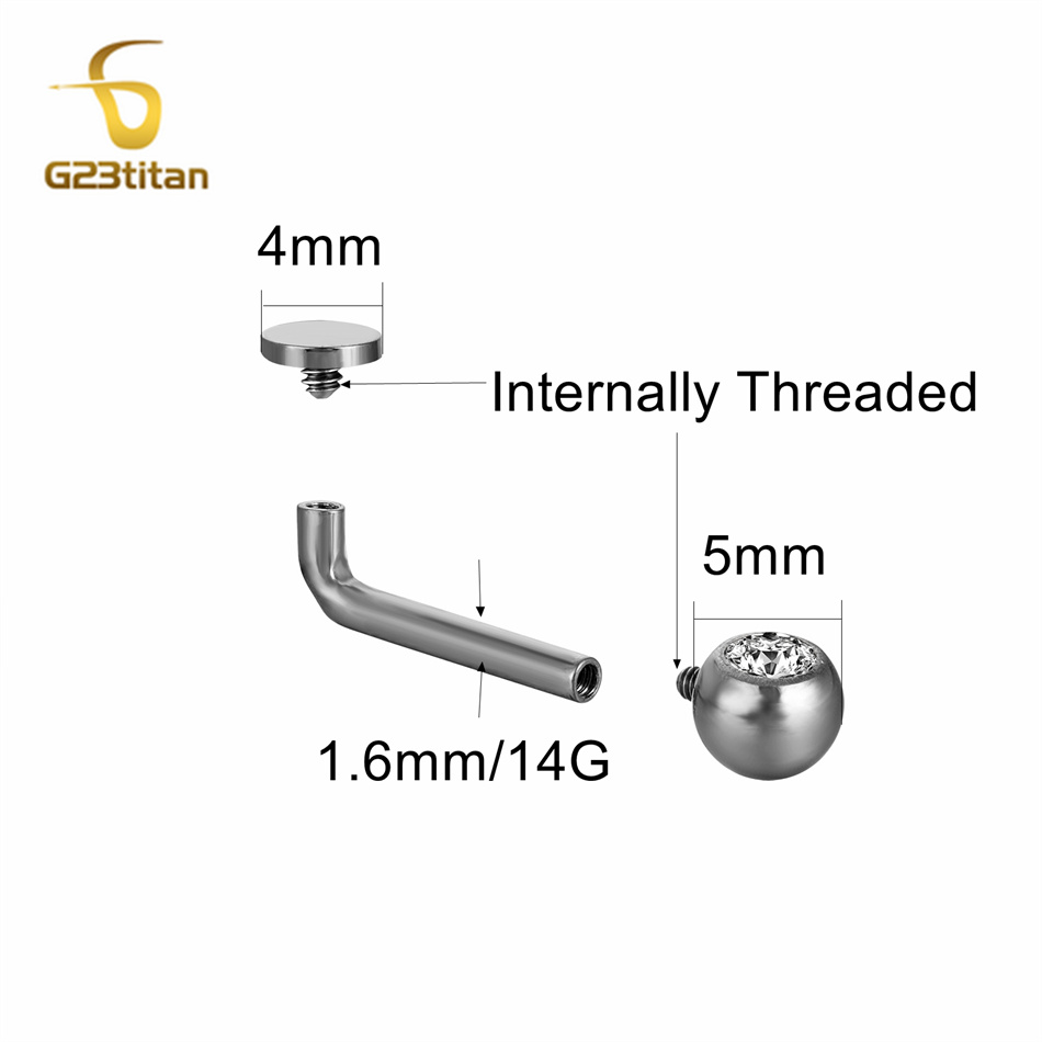 1PC Titanium Pussy Piercing Ch - Body Jewelry Vch reseña y precio