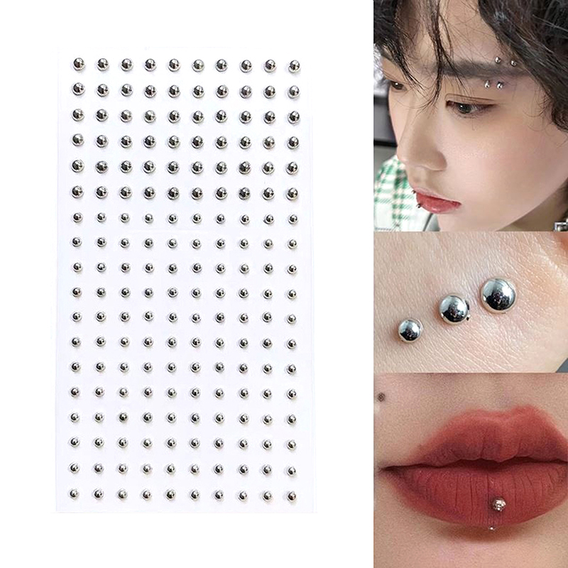Diamond Sticker Fake Nose Stud - Body Jewelry Nose Studs reseña y precio