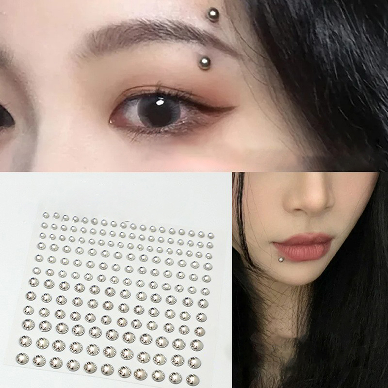 Diamond Sticker Fake Nose Stud - Body Jewelry Nose Studs reseña y precio