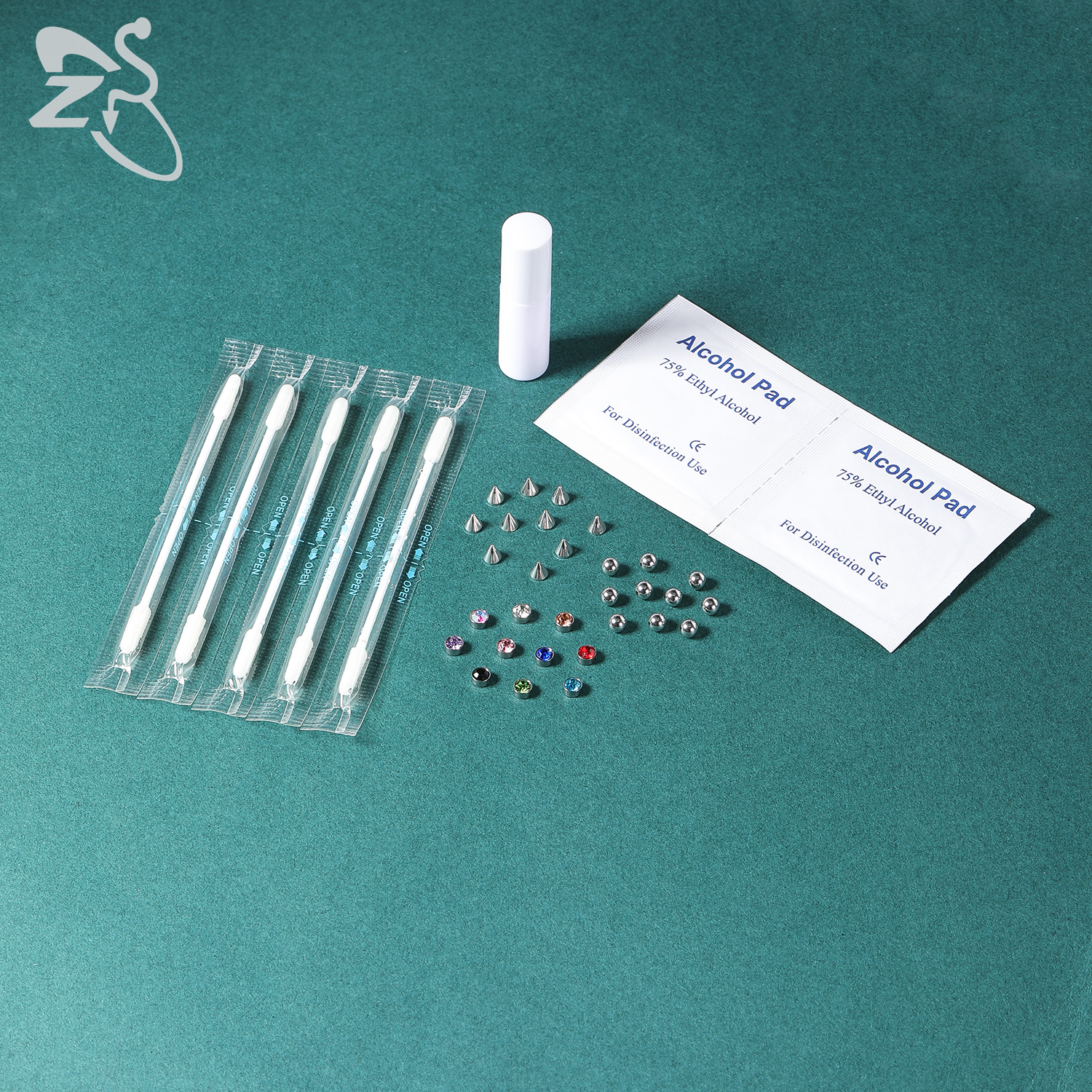 ZS 1 Set Fake Eyebrow Ring Men - Body Jewelry Nose Studs reseña y precio
