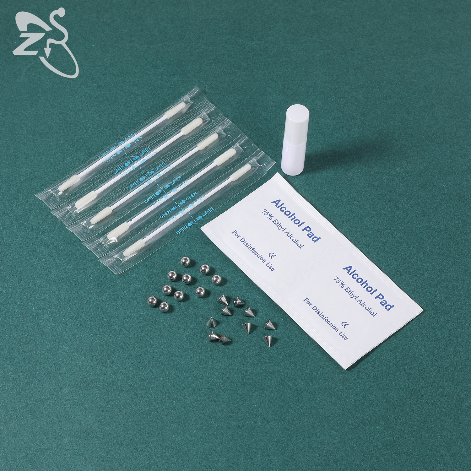 ZS 1 Set Fake Eyebrow Ring Men - Body Jewelry Nose Studs reseña y precio