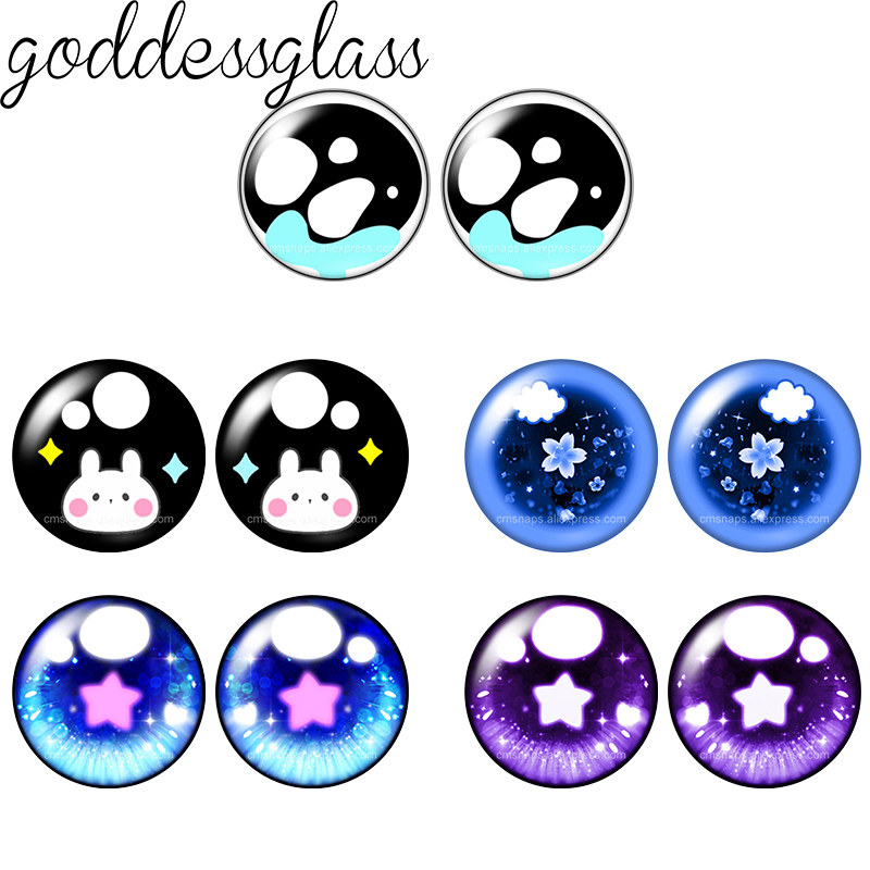 Glass Cartoon Doll Eyes Star R - Star Flat Back reseña y precio