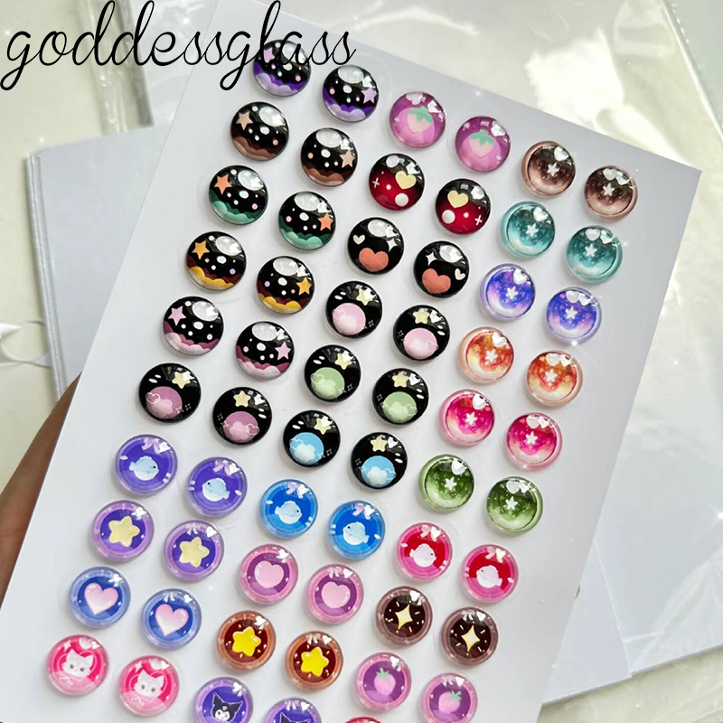 Glass Cartoon Doll Eyes Star R - Star Flat Back reseña y precio