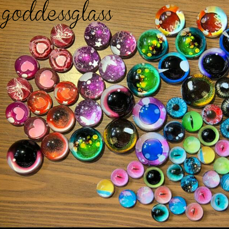 Glass Cartoon Doll Eyes Star R - Star Flat Back reseña y precio