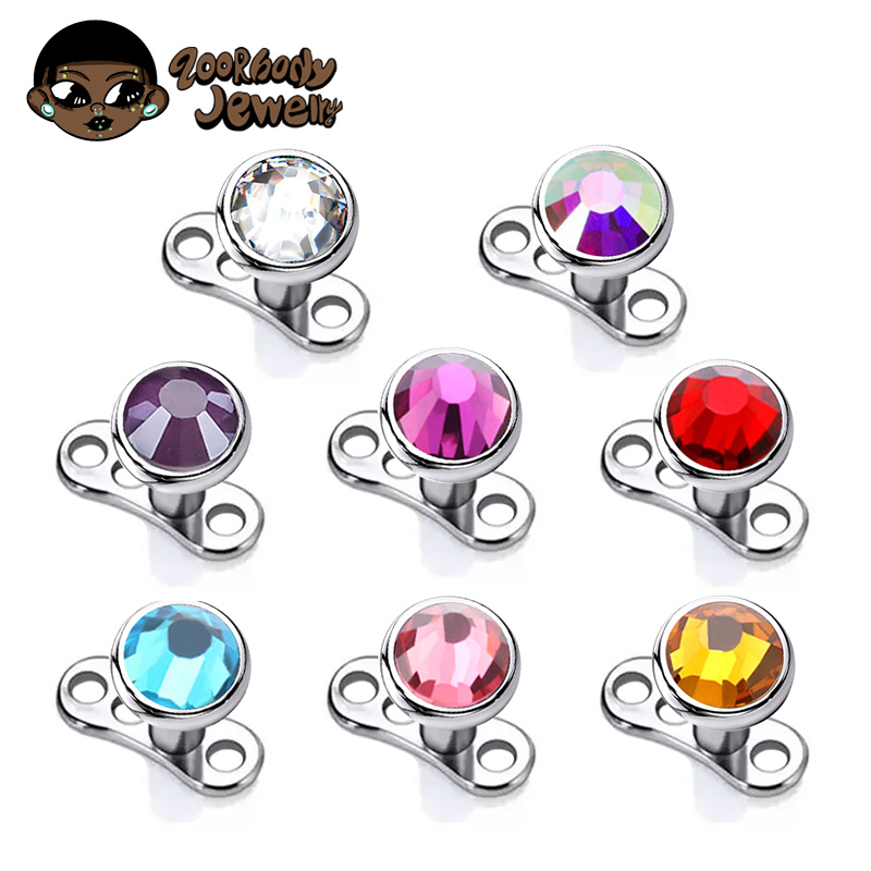 G23 Titanium Piercing Micro De - Dermal Anchor Top reseña y precio