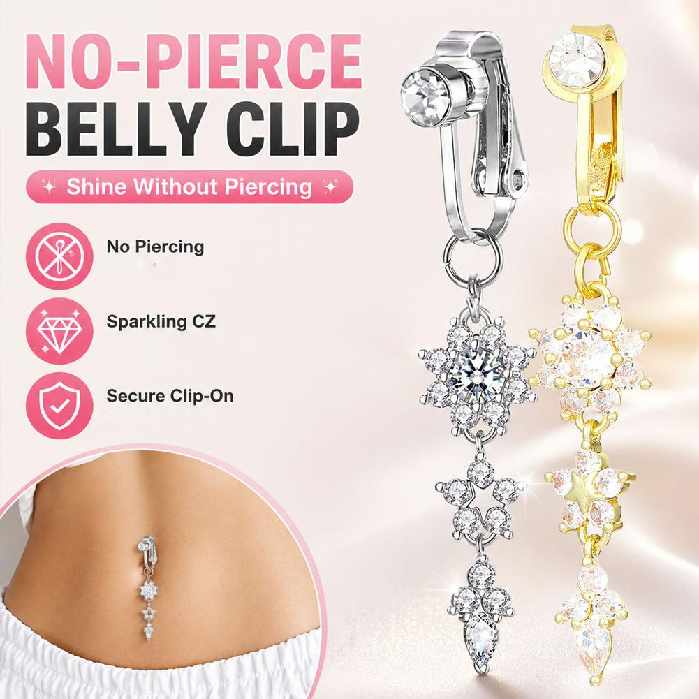 Fake Belly Butterfly Crystals  - Body Jewelry Earrings reseña y precio