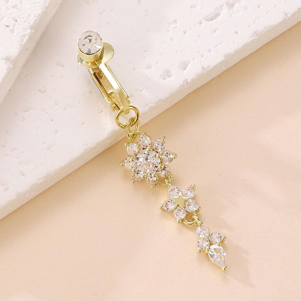 Fake Belly Butterfly Crystals  - Body Jewelry Earrings reseña y precio