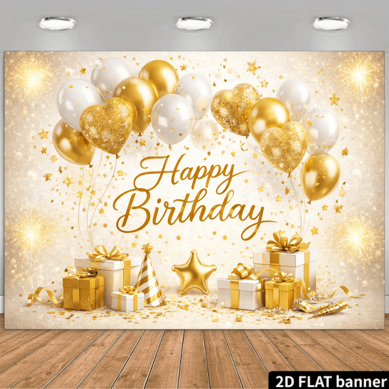 2D flat sparkling birthday the - Star Flat Back reseña y precio