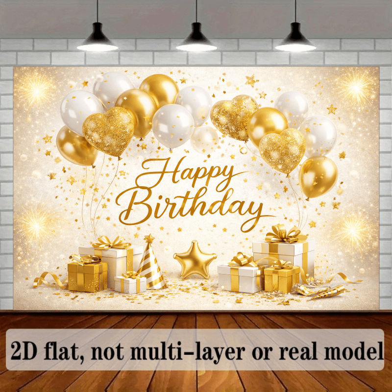 2D flat sparkling birthday the - Star Flat Back reseña y precio