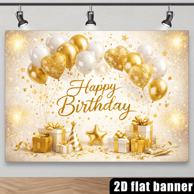 2D flat sparkling birthday the - Star Flat Back reseña y precio
