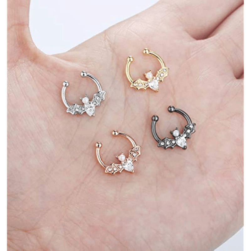 EVISPOL Cute Halloween Bat Fau - Body Jewelry Nose Studs reseña y precio