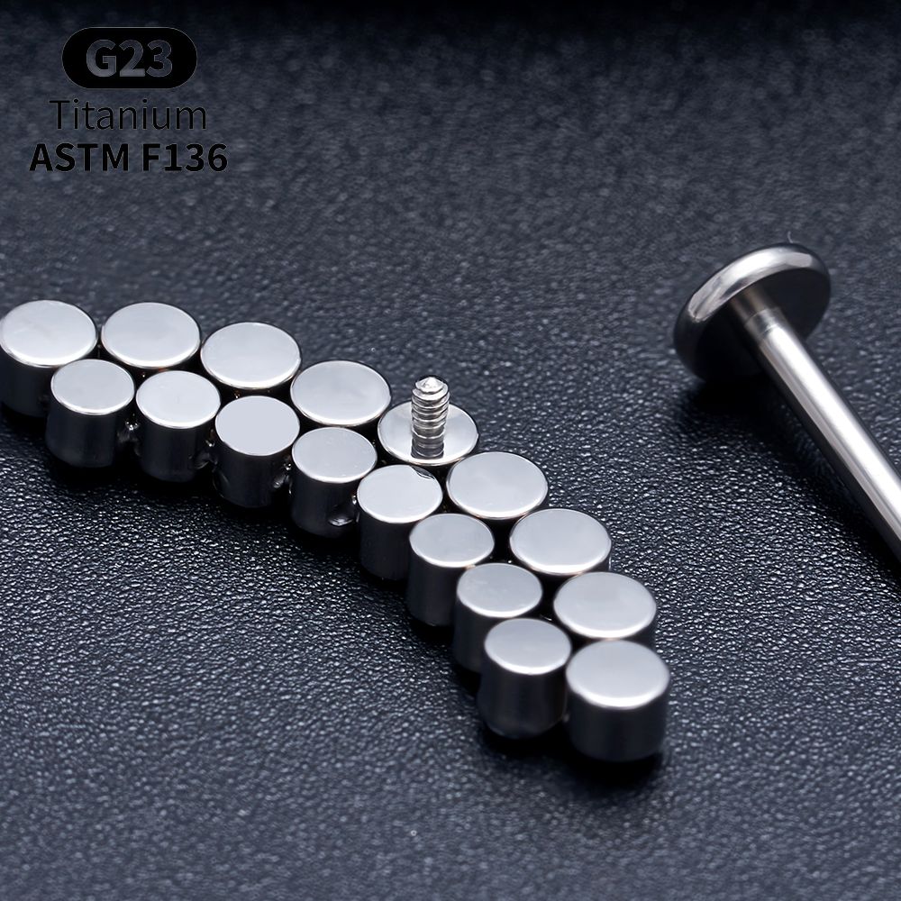 Titanium Arc Opal Labret Packs - Body Jewelry Vertical Labret reseña y precio