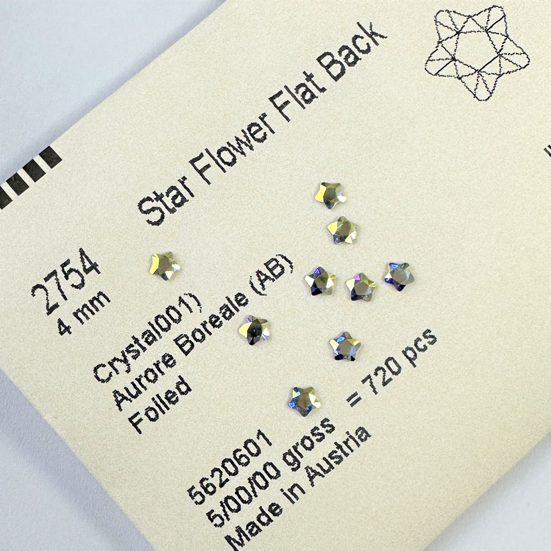 Genuine 2754 Star Flower Flat  - Star Flat Back reseña y precio