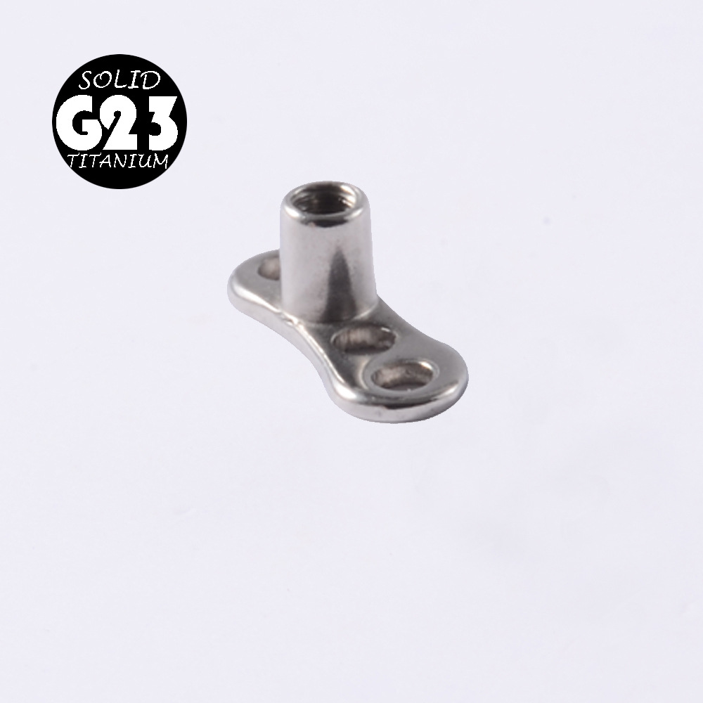 20pcs G23 Solid Titanium & Sur - Dermal Anchor Top reseña y precio