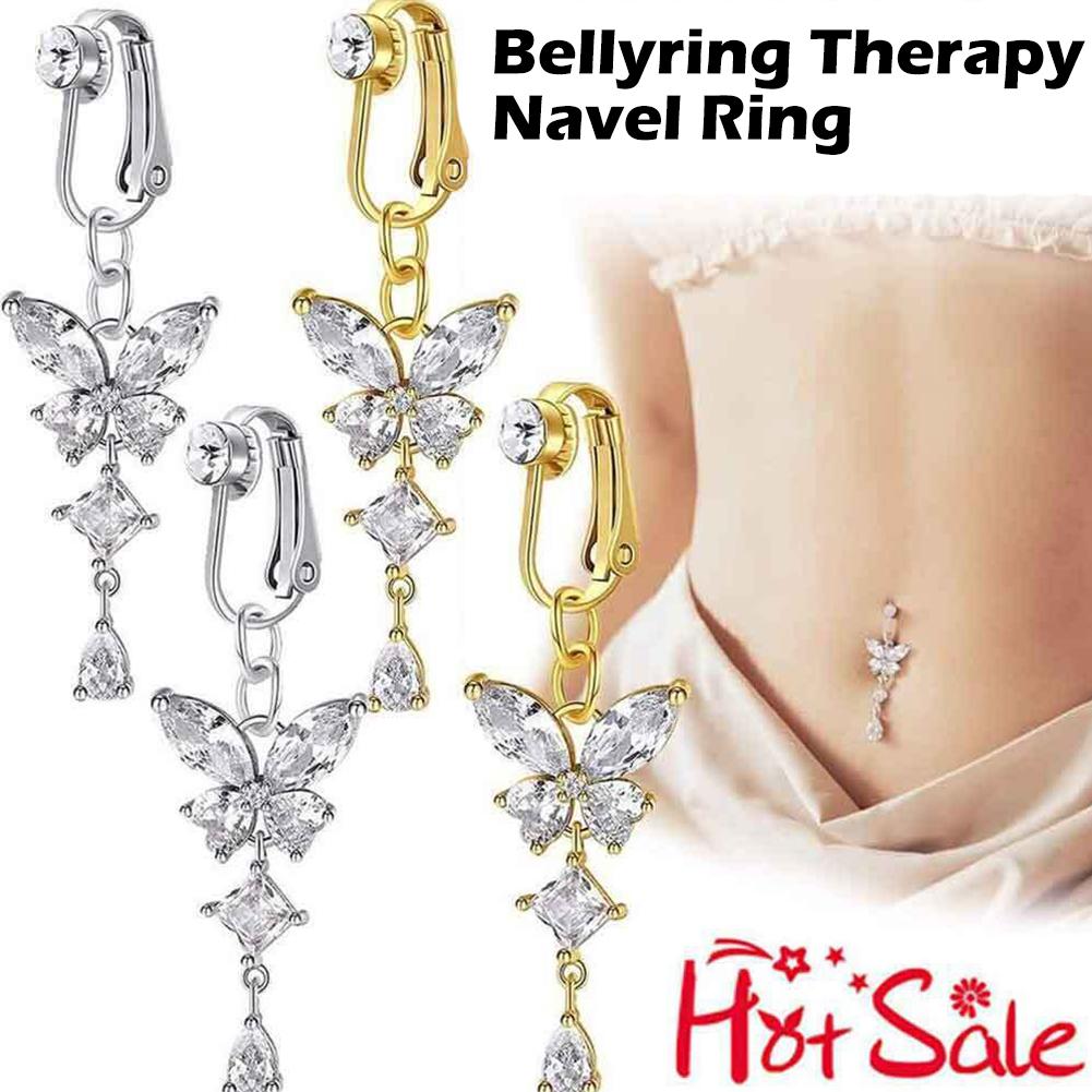 Hot Sale Clip On Belly Button  - Body Jewelry On Sale reseña y precio
