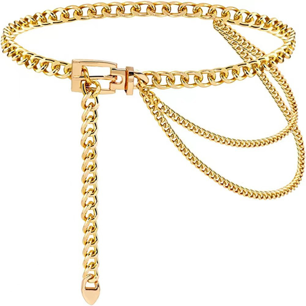 Punk Waist Chain Metal Belt La - Body Jewelry Harness reseña y precio