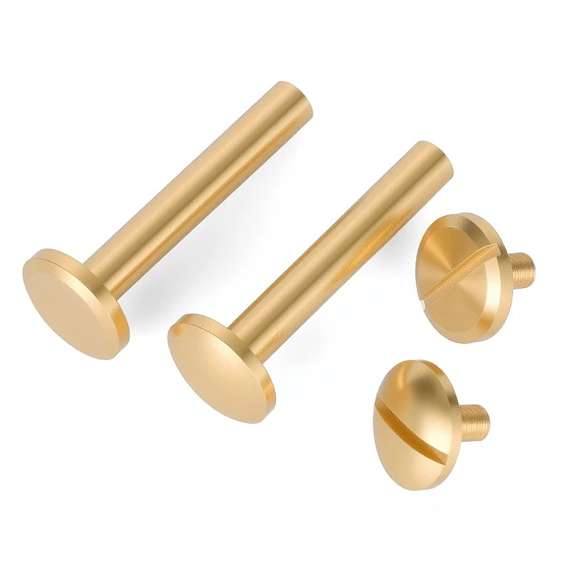 M4 M5 Solid Brass head 8/10mm  - Body Jewelry Chicago reseña y precio