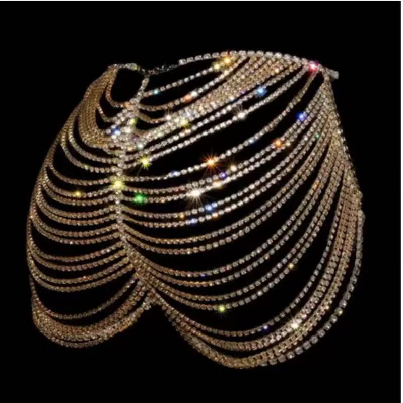 1pcSexy Fashionable Rhinestone - Body Jewelry Dress reseña y precio
