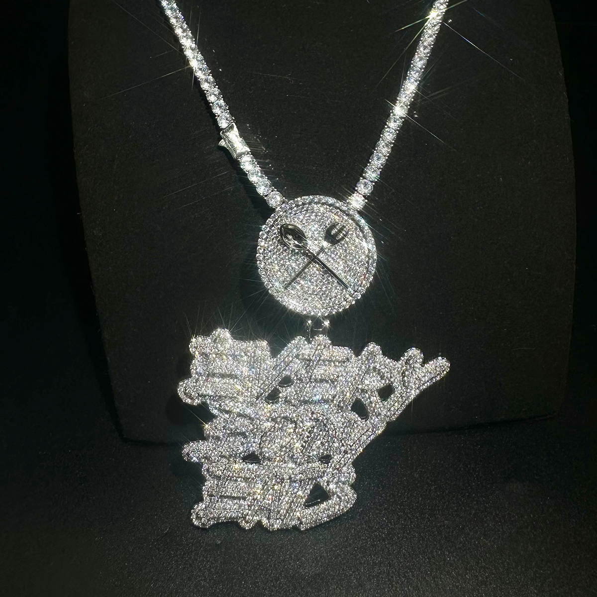 Aokaishen Iced Out Necklace Pe - Body Jewelry Real Gold reseña y precio