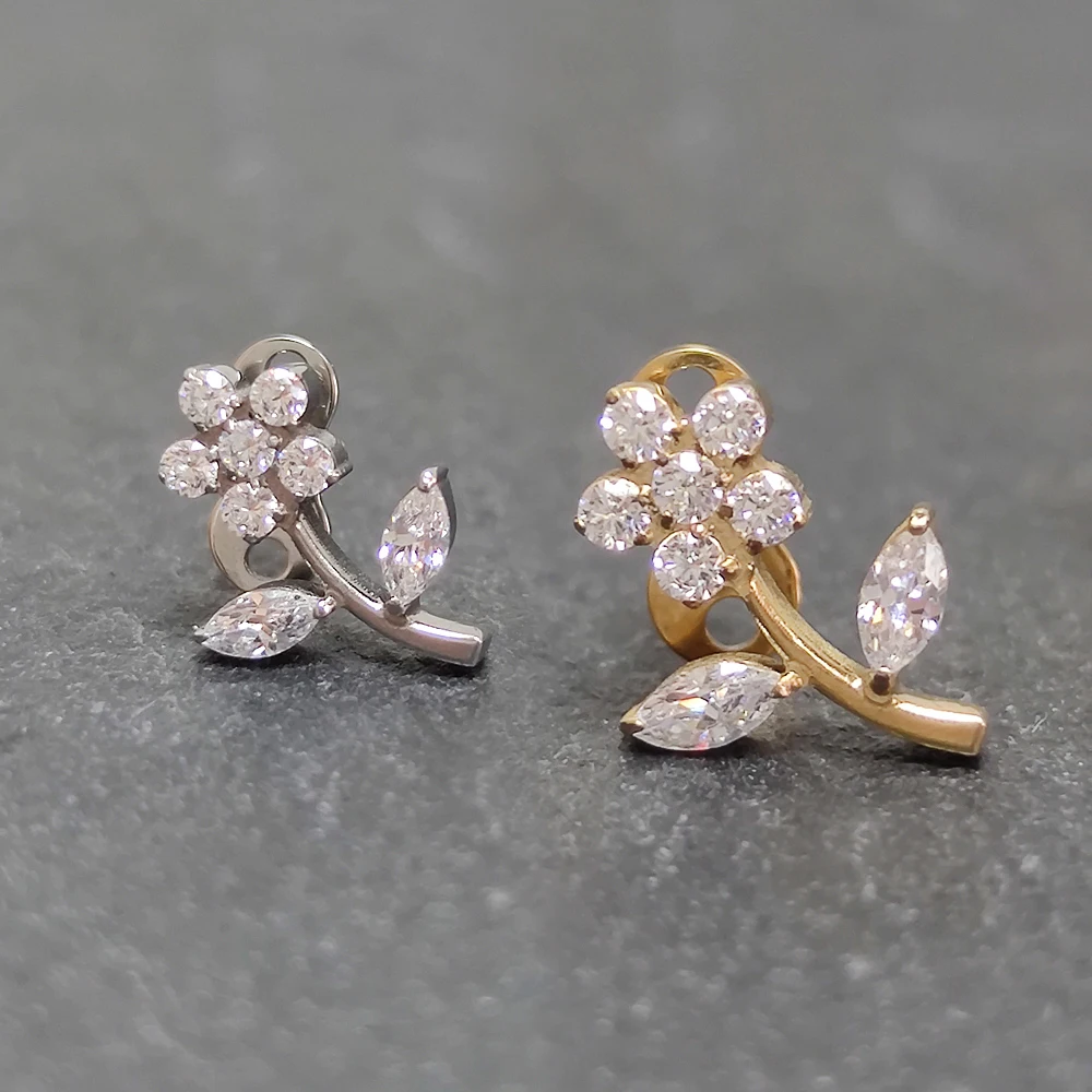 F136 Titanium Helix piercing S - Dermal Anchor Top reseña y precio