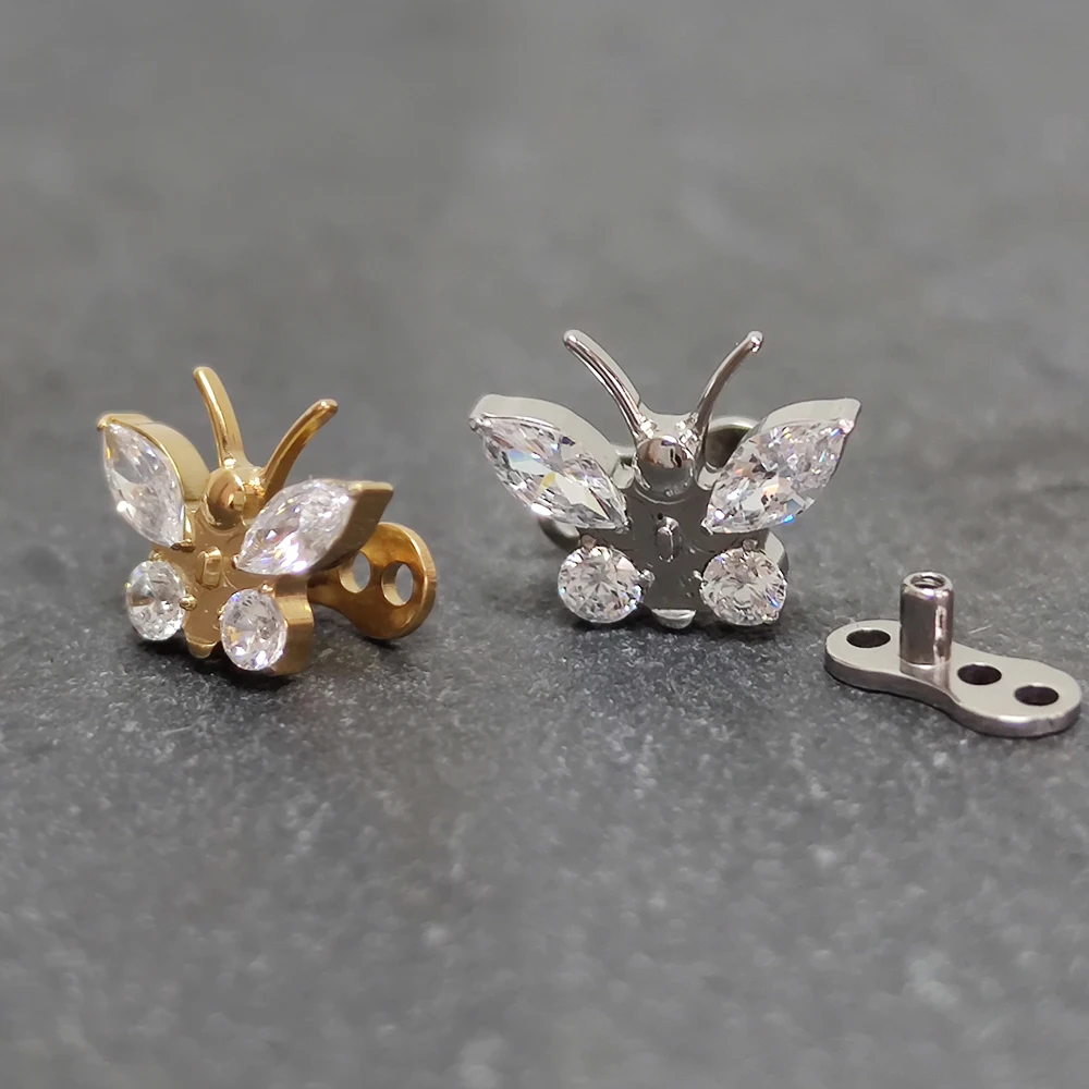 F136 Titanium Helix piercing S - Dermal Anchor Top reseña y precio